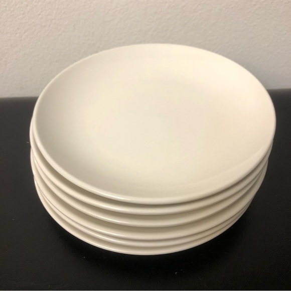 New set of 6 Royal Norfolk  8” Appetizer Salad Plates White/Contemporary - Picture 2 of 10